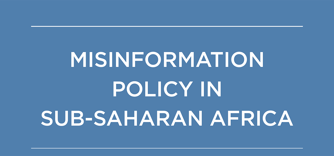 Misinformation in Africa – literacy and regulation